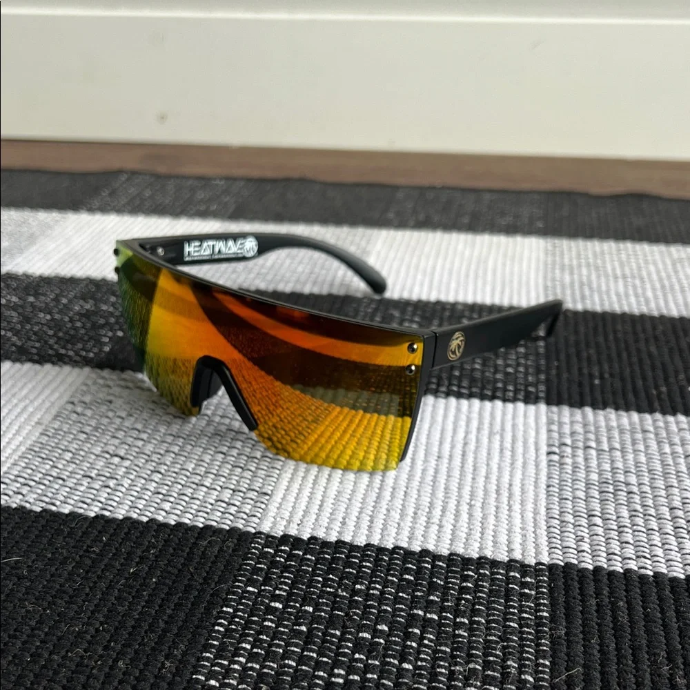 Mirrored Sunglasses - Red and Yellow